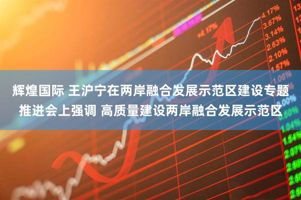 辉煌国际 王沪宁在两岸融合发展示范区建设专题推进会上强调 高质量建设两岸融合发展示范区